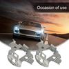 Metal H7 HID Bulb Holder Clip Adapter for BMW & For Mercedes Waterproof & High Temperature Resistant Easy Installation