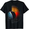 Planet Art Polygon Geometric Graphic Motif Planet T-Shirt
