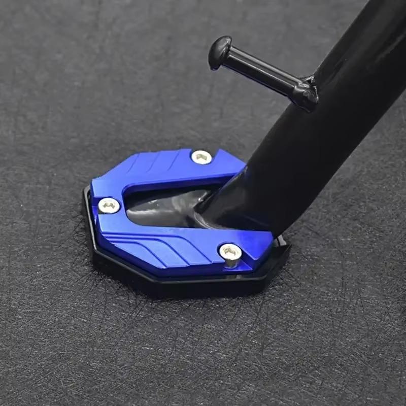 Aluminum Alloy Motorcycle Bike Kickstand Extender Anti-skid Foot Side Stand Extension Foot Pad Support for Motorcycle Dirt Bike