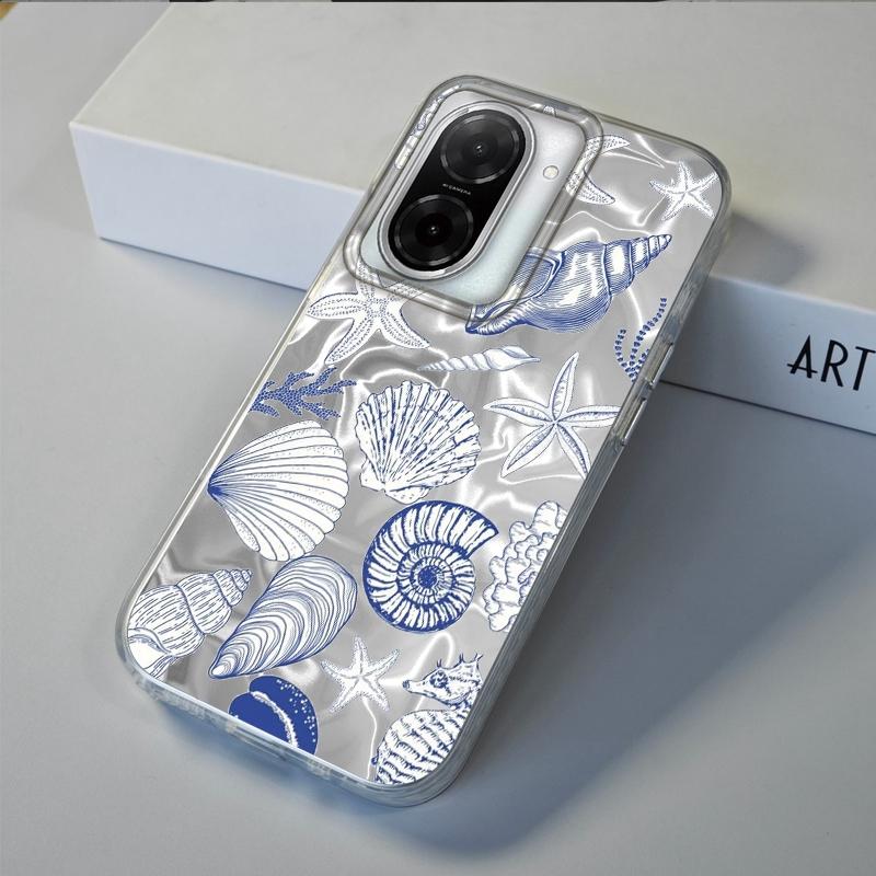 Summer Seashell Starfish Girls Case For Xiaomi Redmi 14C 13C 10 9A 9C Note 14 13 12 11 10S 9 8 Pro Plus A5 A4 A3 A2 A1 Cover