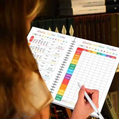 A4 75 Soft Challenge Journal Goal Setting Progress Tracking 75 Day Soft Challenge Book Daily Planner Rainbow Pages 75 Tracker