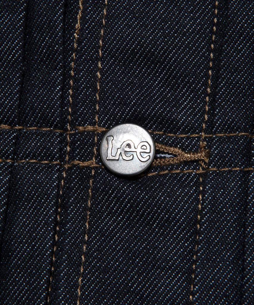 Lee [101-J] Non-Faded Cowboy Denim Jacket Indigo Raw