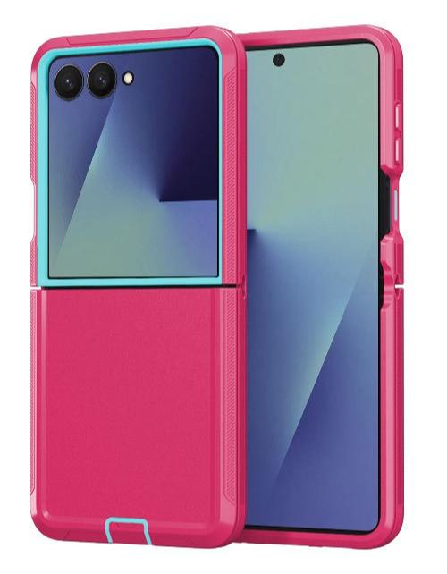 Defender Series 3IN1 Belt Clip Armor Phone Case For Samsung Galaxy Z Flip 7 Ott-Box Original Military Grade Dustproof Hard Cover