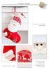 Christmas Stocking Gift Bag for Kids & Seniors – Decorative Hanging Ornament