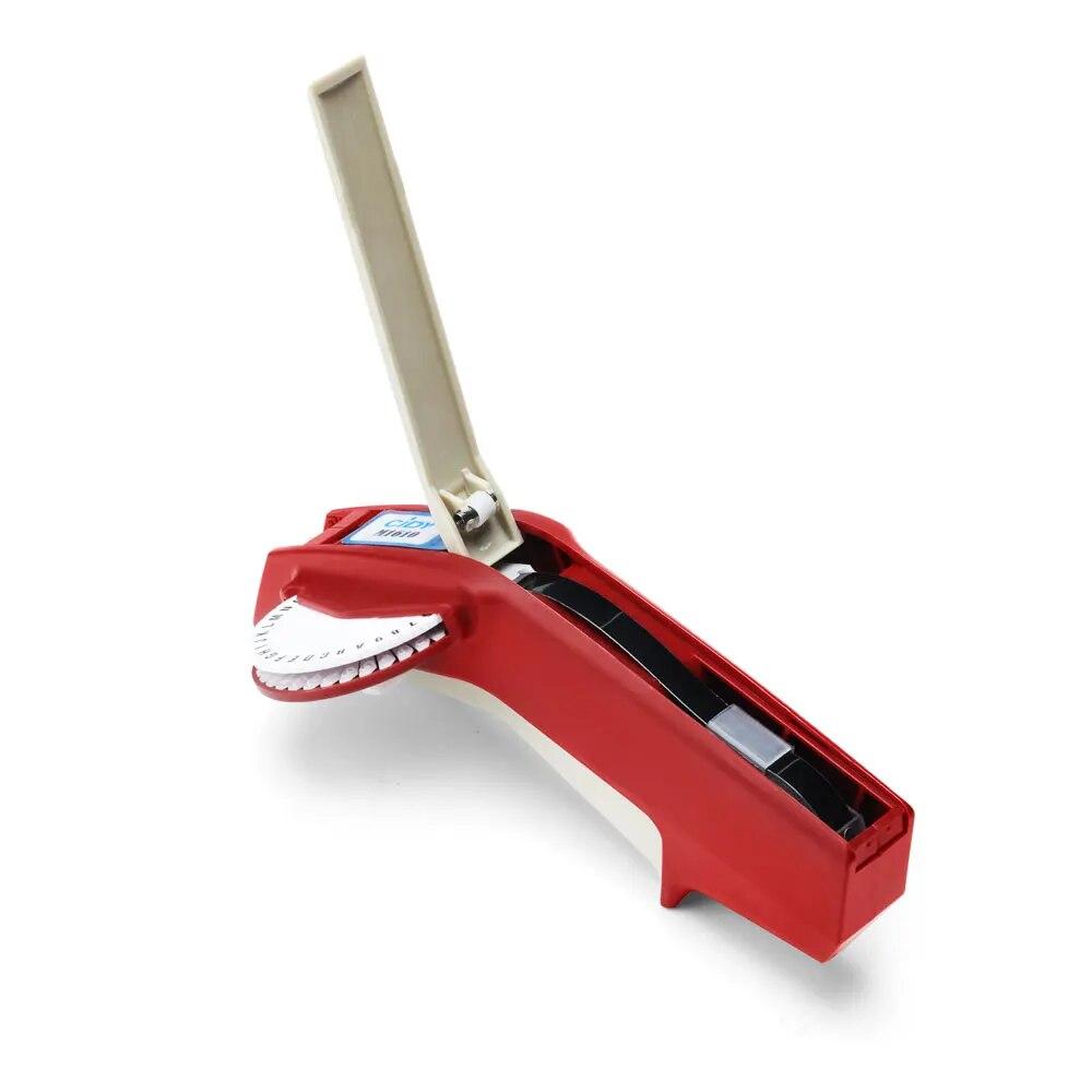 CIDY 1610 Máquina de etiquetas em relevo com 2 refil de fita em relevo 3D de 9 mm para substituição de Dymo Organizer Xpress 1610 12965 MOTEX para máquina de escrever