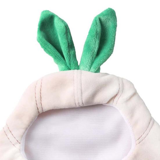 Cute Garlic Pet Hat Garlic Shape Cat Hat with Ear Holes Soft Plush Adjustable Pet Hat for Small Dogs And Cats Party Costume Photo Prop