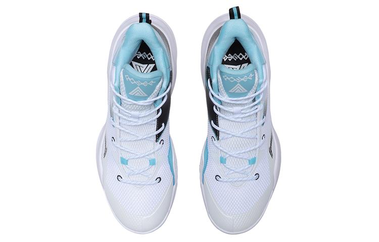 Li Ning Power 7 Textile, Synthetic Leather, TPU Cushioning Slip Resistant Abrasion Resistant Coverage Support Mid top ABPQ041-1