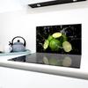 Glas-Kochfeld-Schutzplatte 90x52 Limette