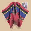 Retro Tassel Travel Shawl Cape