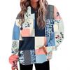 Women's Fashion Daily  Casual V-Neck Long Sleeve Printed Top