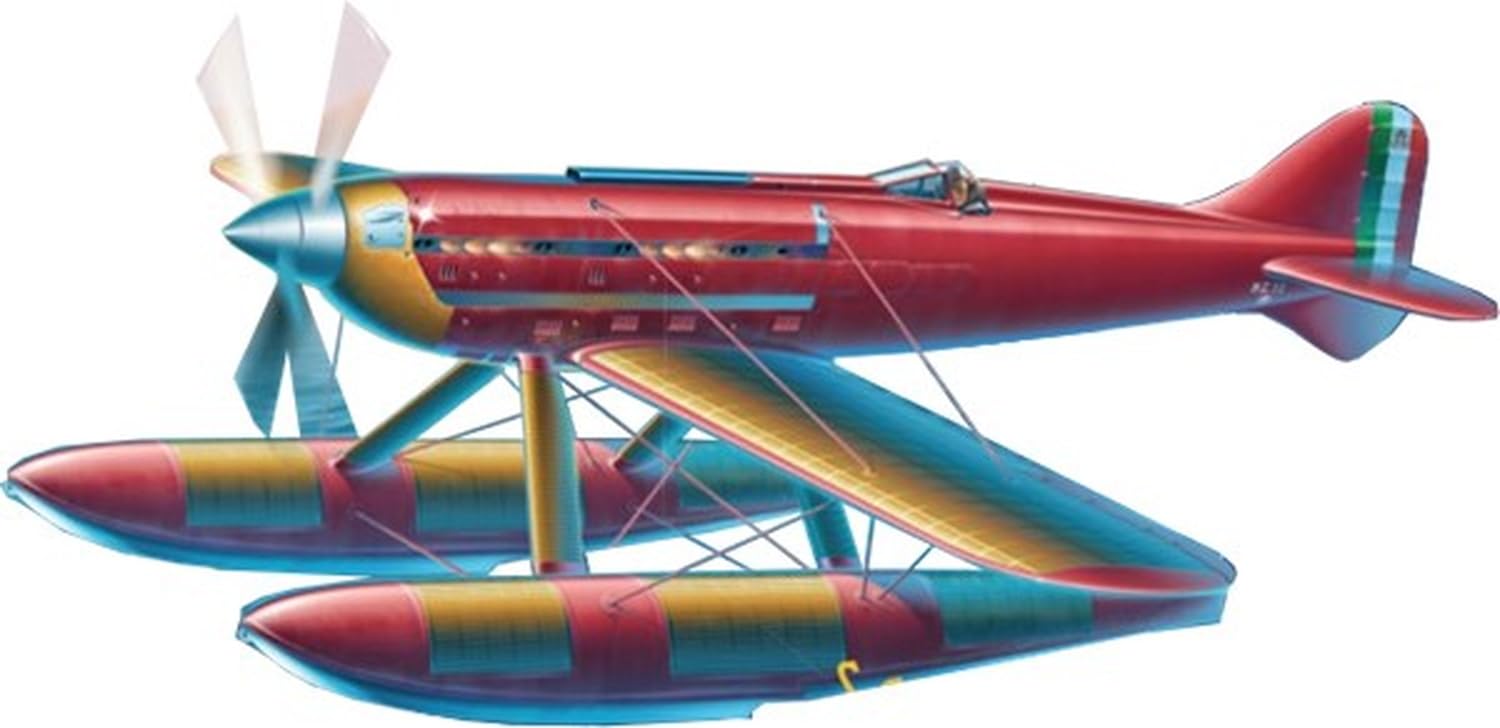 

AMP Italy Macchi Schneider Racer Machine Plastic Model AVP48018 1/48 M.C.72