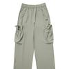Women String Brushed Cargo Pants  Olive 