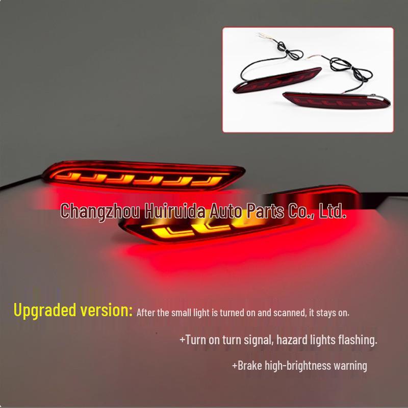 LED Flowing Turn Signal Rear Bumper Light for 2020-2022 Chevrolet Cavalier: Multi-function Navigation Enhancement