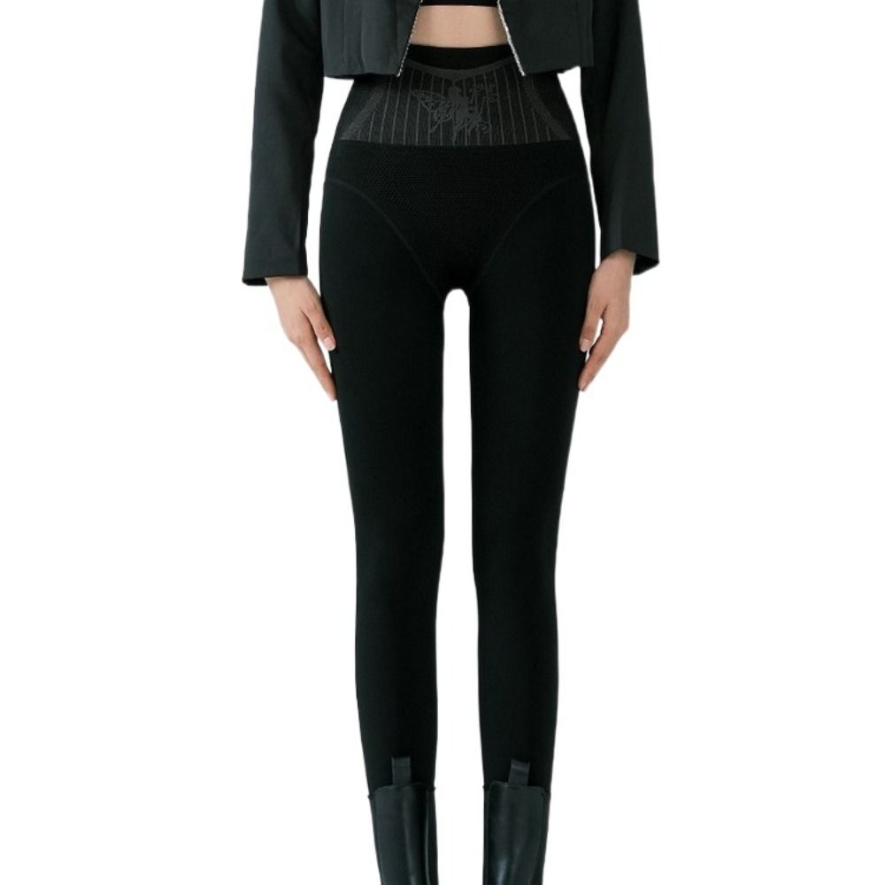 Solid Color Bare Leg Socks Nylon Thermal Pantyhose Durable High Waist Pantyhose Ladies