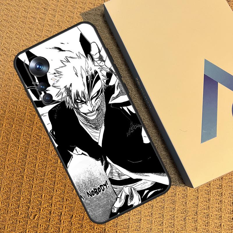 

Черно-белый аниме чехол Bleach для Xiaomi 12T 11T Pro 13 11 12 Lite POCO F5 X5 Pro X3 Pro F3 M5 POCO F5 X4 F4 GT POCO M5s
