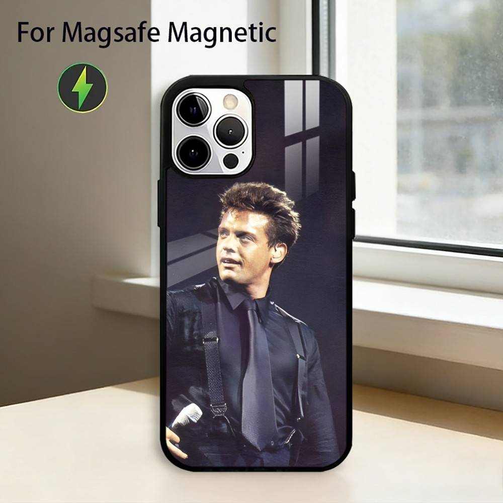 

Singer Luis M-Miguel Phone Case For iPhone17,16,15,14,13,12,11 Plus,Pro Magnetic with Magsafe Wireless Charging iPhone15