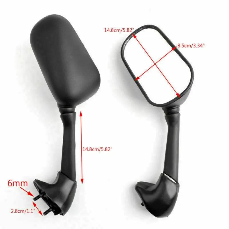 Motorcycle Rearview Mirrors for Yamaha YZF R1 R6 1998 - 2007 1999 2000 2001 2002 2003 2004 2005 2006 YZF-R1 YZFR1 YZF-R6 YZFR6