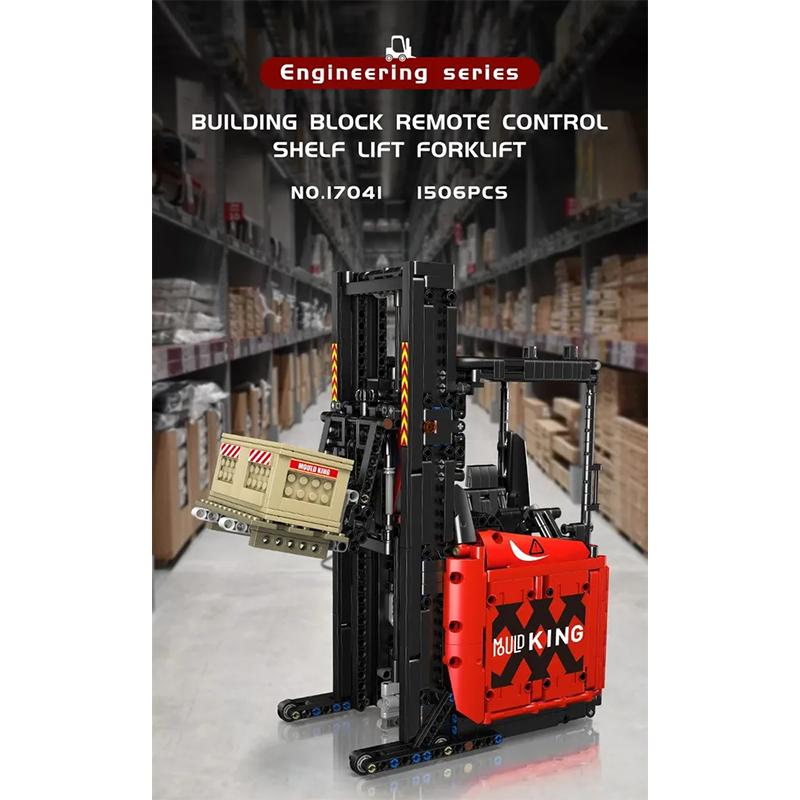 MOULD KING 17041 technologie Gabelstapler Baustein Modell Kinder Geburtstag Weihnachten Geschenke