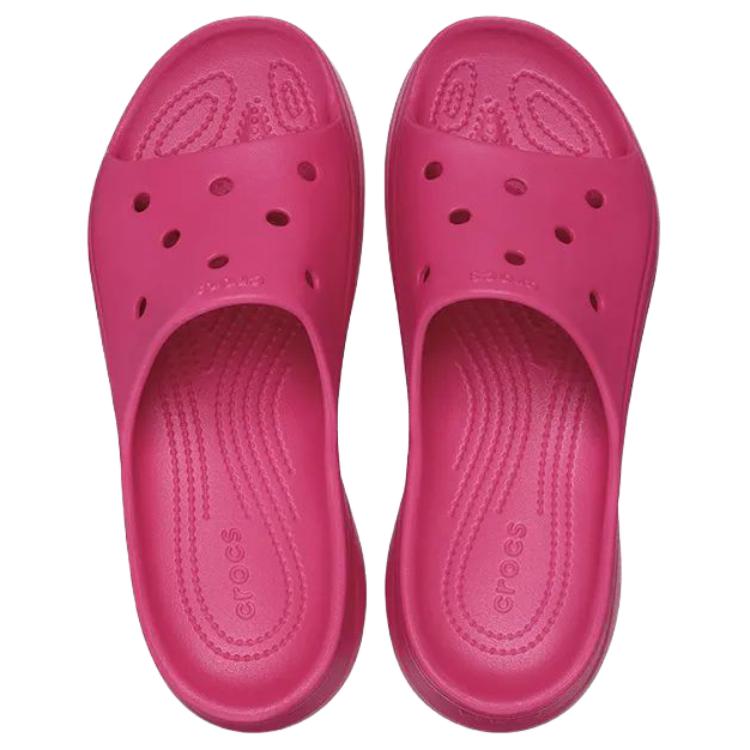Crocs Casual Comfortable EVA Anti-Friction Slide Sandals Women Footwear Magenta 211108-6ZQ