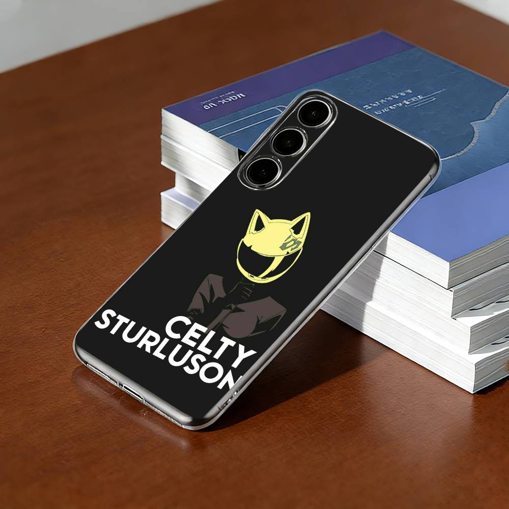 Anime DuRaRaRa C-Celty Sturluson Phone Case For SamsungA10,12,20,21S,30,31,40,50,51,52,70,71 Transparent Cover Samsung a514g
