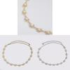 Gold Silver Pearl Waist Belt With Floral Design For Elegant Women Gift Idea