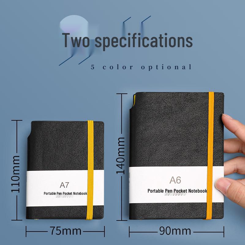 A7 Pocket-Sized Mini Notebook for On-the-Go Notes