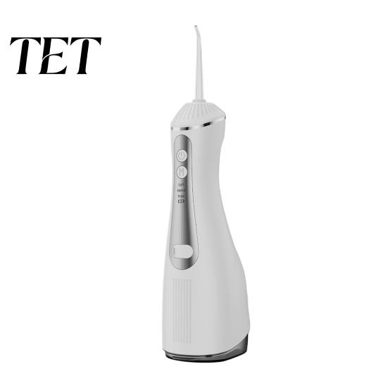 Cordless Dental Irrigator Electric Water Flosser, 3 Pressure Modes And 4 Nozzles Design, 330ml Capacity Orthodontic Oral Tank, Rechargeable