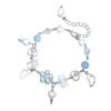 Acrylic Heart Bowknot Bracelets for Women Aesthetic Tassels Handchain Stylish Wristband Jewelry for Fashion Individuals