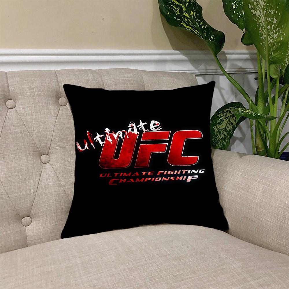 U-UFC Boxing Match cushion cover Square Sofa Cushion Cover Casual Skin-Friendly Comfortable Pillow Cover