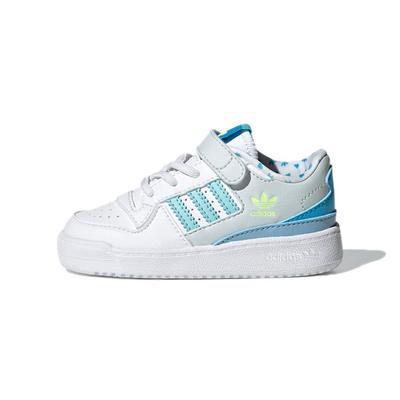 Originals Forum Low Casual Ανθεκτικά Παπούτσια Σκέιτ Χαμηλού Προφίλ Παιδικό Αθλητικό Παπούτσι Λευκό Μπλε GZ0801