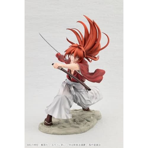 Kotobukiya (KOTOBUKIYA) TV Anime "Rurouni Kenshin: Meiji Swordsman Romantic Story" ARTFX J Himura Kenshin 1/8 Scale PVC Pre-painted Finished Figure