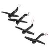 4PCS Drone Motor Arms with Propellers Plastic Drone Frame Parts Quadcopter Arm Motor Replacement