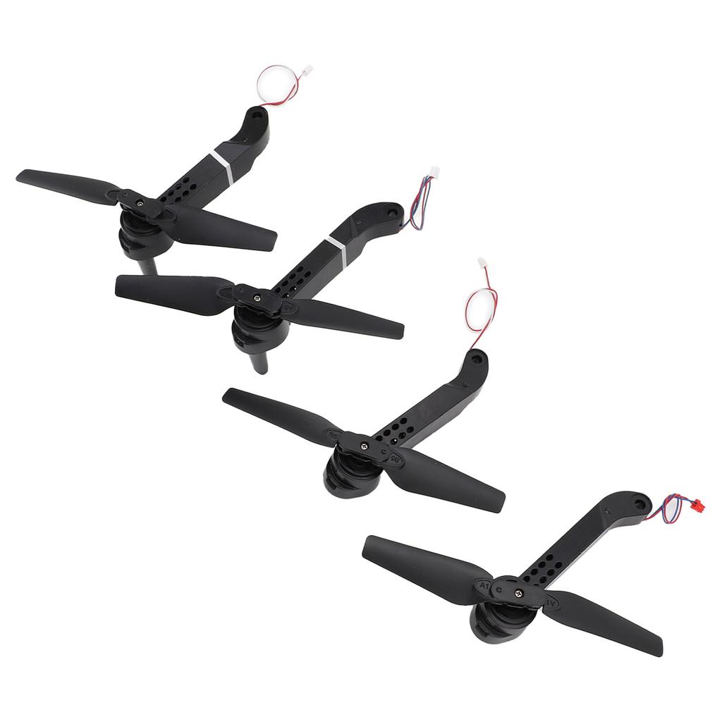 4PCS Drone Motor Arms with Propellers Plastic Drone Frame Parts Quadcopter Arm Motor Replacement