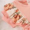 Summer Floral Short Sleeve Newborn Romper for 0-1 Year Olds - European & American Style