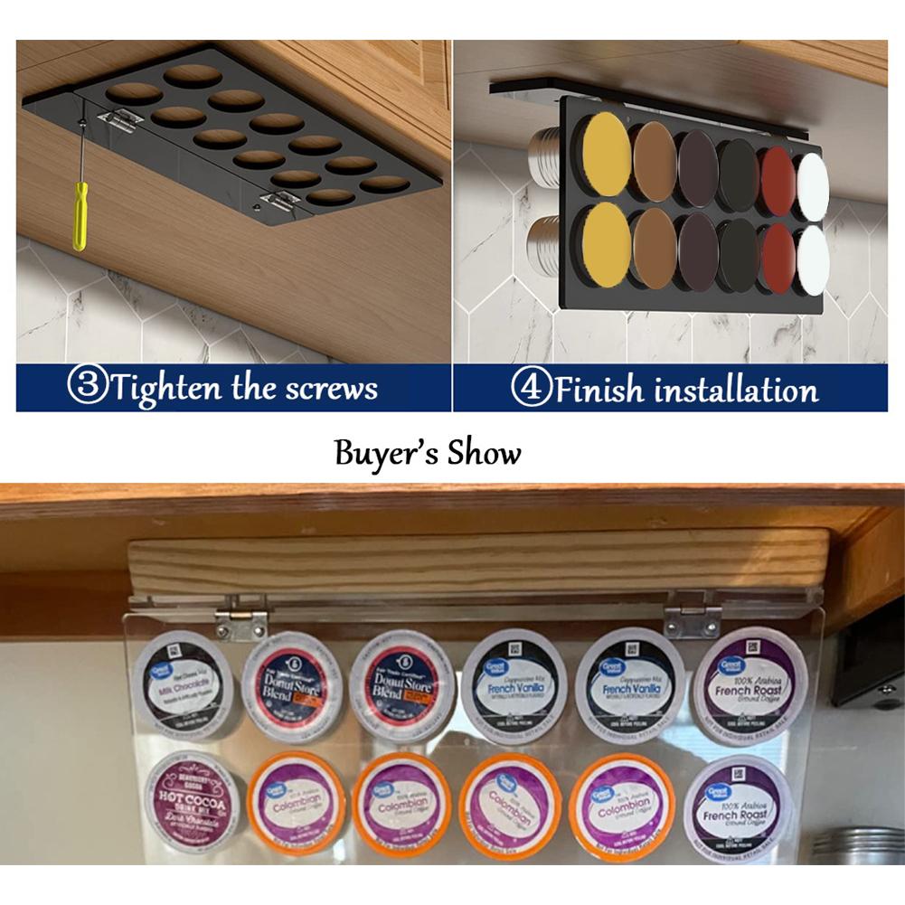 Coffee Capsule Shelf Espresso Makers Shelf Storage