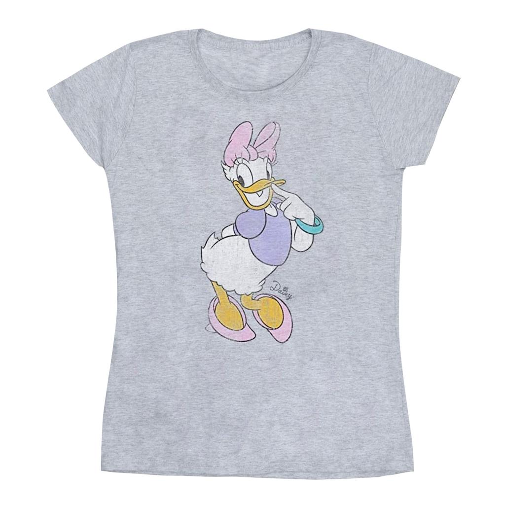 Disney Womens/Ladies Classic Daisy Duck Heather T-Shirt