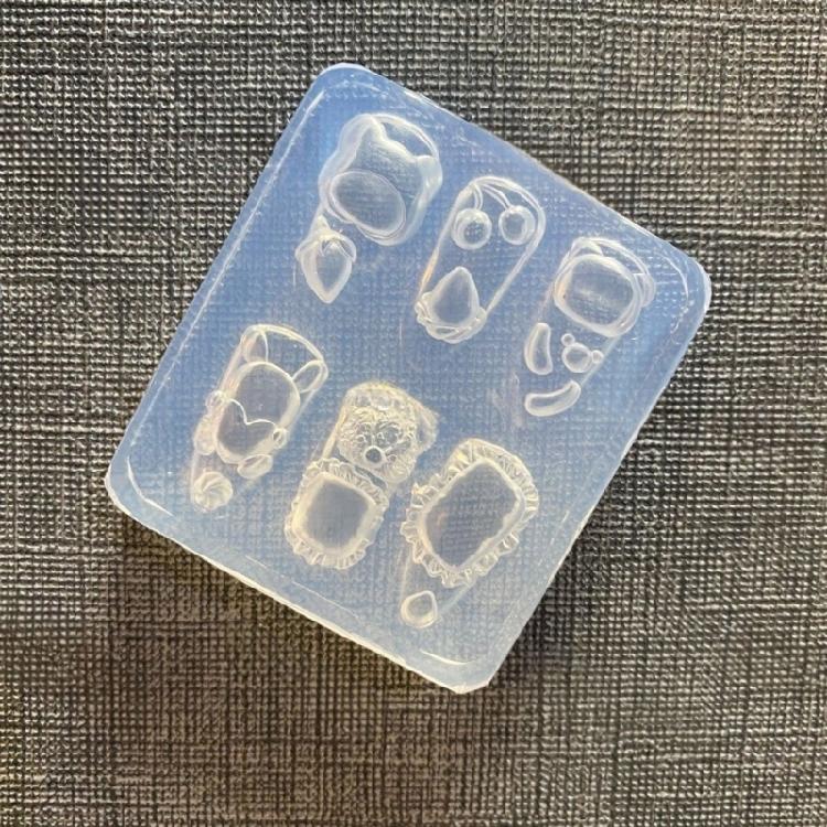 Themed Nail Art Silicone Mold Reusable Tool For 3D Gel Designs And Handmade Jewelry