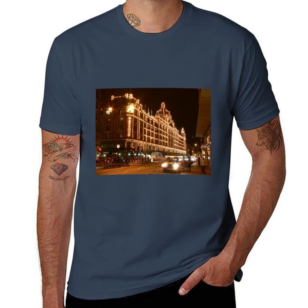 Harrods London TShirt Running Gym Short Sleeve Sports Tee