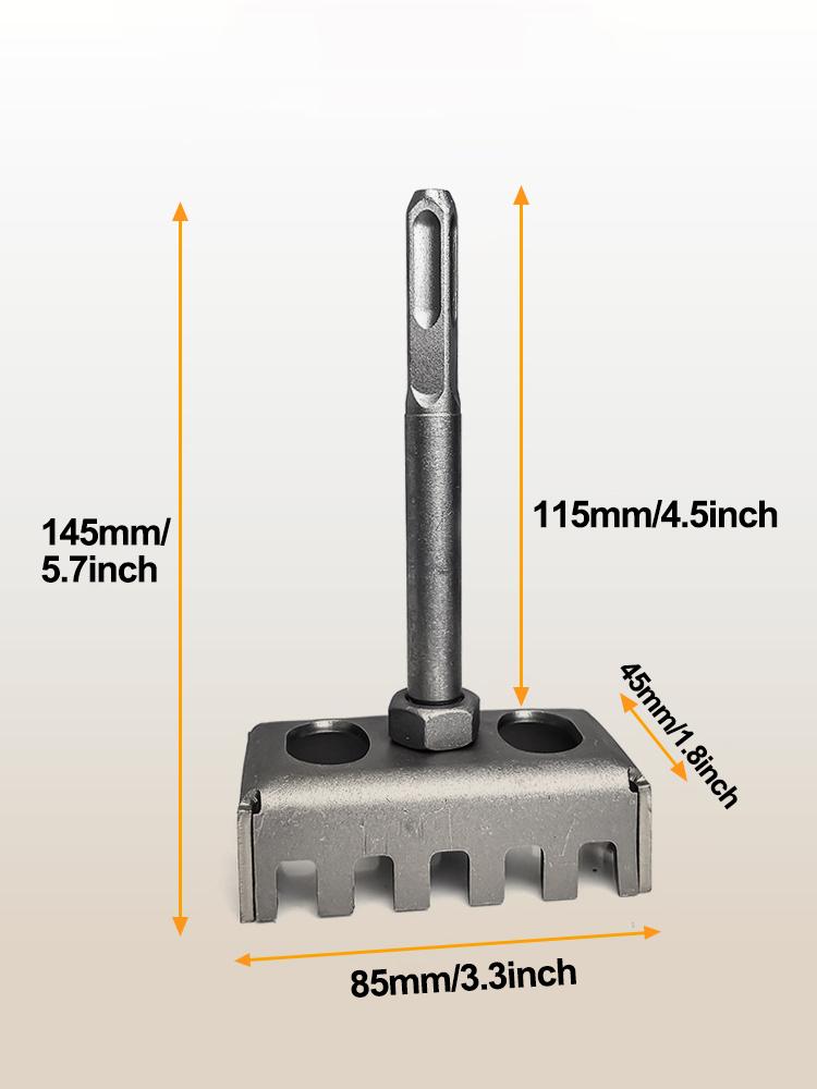 86 Line box socket Hole Punch Quick Electric hammer Open hole Tools hardware tools Square handle is hardened and wear resistant