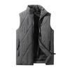 New down cotton vest autumn and winter couple warm vest Korean version trend removable hat outer wear thickened vest