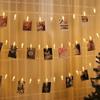 LED Clip String Lights with Remote Control - Decorative Fairy Photo Clips for Party Backgrounds