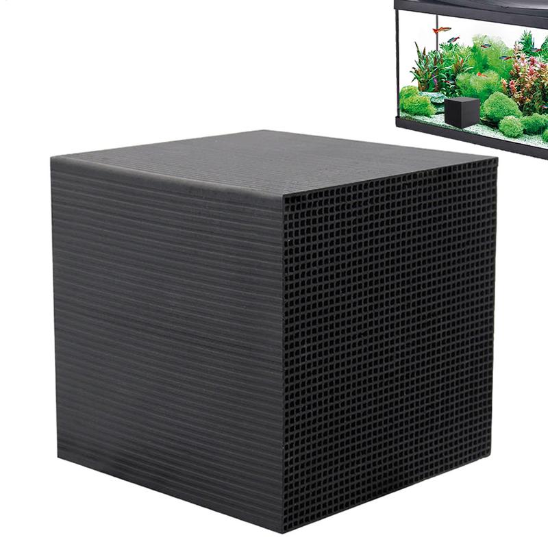 Fish Tank Water Purifier Cubes Aquarium Water Purifier Cube Ultra Strong Filtration Absorption Activated Carbon Purifying Clean