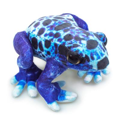 The Access Plush Cobalt Poison Dart Frog Frog Animal Aquarium Toy