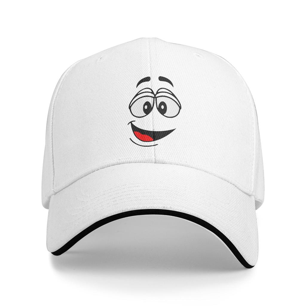 Custom Punk Unisex Cartoon Chocolate Red Candy Face Baseball Cap Adult Adjustable Dad Hat for Unisex WoUnisex Hip Hop Snapback Caps