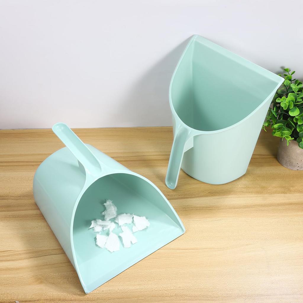 OATIPHO 2pcs Dustpan Pan Cleaning Shovel for Kitchen Standing Dust Floor Tray Sofa Couch Cleaner Mini Broom Creative Garbage Shovel Mini Tool