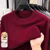 Hengyuanxiang Men's Autumn/Winter Thickened Crew Neck Knitted Sweater