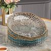 Fruit Plate High Value Plastic Fruit Plate Pet Transparent Ing High Value Plate Household Living Room Snack Plate