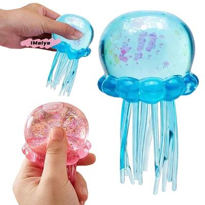 M-Jellyfish Design Squeeze Fidget Toys Sensory Slow-rebound Toy Stress & Anxiety Relief For Adults And Kids Birthday Gift