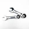 1Pcs 72 Teeth Ratchet Socket Spanner 6-19mm Nut Repair Tool Durable Stubby Single Wrench