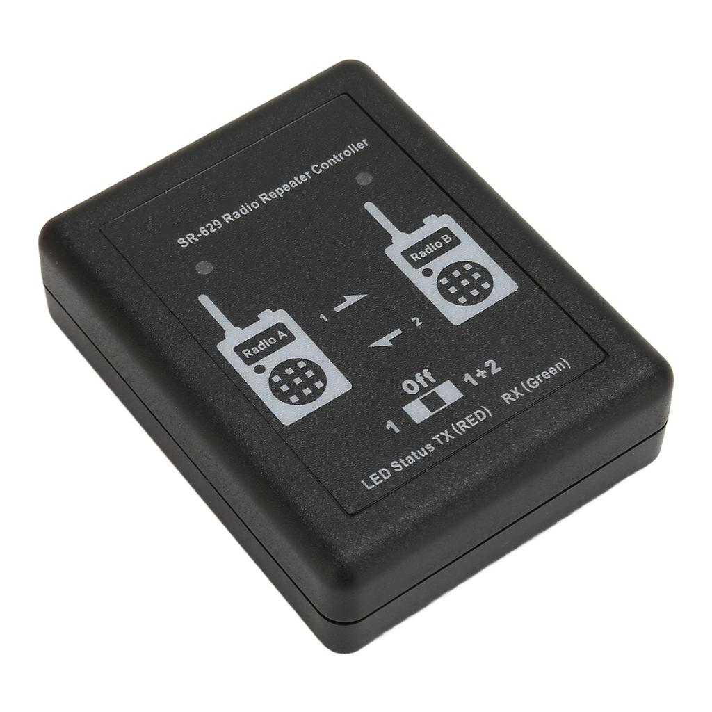 Funk-Repeater-Controller Multifunktionaler Duplex-Repeater-Controller mit 2 Stück 46 K Steckerkabel für
